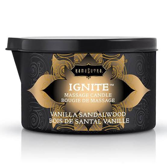Kama Sutra Ignite Massage Candle — Vanilla Sandalwood