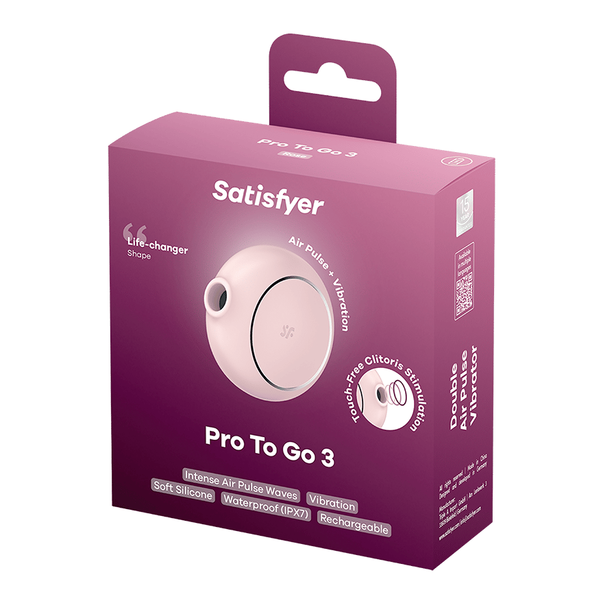 SATISFYER PRO TO GO 3 ROSE